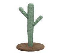 Sluffs Tall Cat Cactus Scratching Post, Cat Scratching Post Furniture Protection Stable Base Sisal Pine Wood Cactus Scratcher Tree for Indoor Small Cats