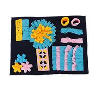 Sluffs Vivifying Snuffle Mat for Dogs, Interactive Sniff Mat for Slow Eating and KeepDog Snuffle Pad Interactive Feeding Mat Dog Food Dispenser Mat for Travel Slow Eating Stress Re
