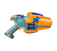 Slugterra Eli's Megamorph Blaster, Pistola de Juguete, Lanzador de Dardos Infantil con diseño de la Serie de Dibujos, con 8 Dardos de Espuma, Lanza a 9 Metros de Distancia, Bizak (64410006)