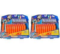 Slugterra Recambio Slug Ammo, 20 Dardos de Espuma complementarios para Las Pistolas de Juguete Eli´s Blaster de la Serie de Dibujos Animados, Bizak (64410007) (Paquete de 2)