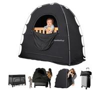 SlumberPod The Original Blackout Sleep Tent Travel Essential para bebés y niños pequeños, Mini Cuna y Funda Pack N Play, cápsula de Dormir para niños con Bolsa para Monitor y Bolsa de Ventilador