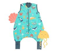 Slumbersac Saco de dormir bebe con pies para el verano 60 cm Animales marinos 1.0 Tog | Saco dormir bebe con piernas para tamaño del cuerpo 60-70 cm