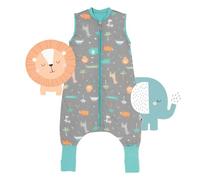 Slumbersac Saco de dormir bebe con pies para el verano 70 cm Safari 1.0 Tog | Saco dormir bebe con piernas para tamaño del cuerpo 70-80 cm