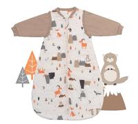 Slumbersac Saco de dormir bebe para todo el año 0-6 meses Animales de montaña 2.5 Tog Oeko-Tex | Saco de dormir niños con mangas largas 70 cm | Saco bebe 0-6 meses