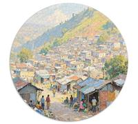 Slums Rompecabezas Imposible,desafío para Adultos Edificio Juego Educativo 1000 Piezas Obra De Arte De Juego De para Adultos Y Niños Mayores De 12 Años 1000pcs (67.5x67.5cm)