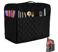 Slush - Funda antipolvo para máquina de granizado, material de poliéster, color negro, resistente al calor, impermeable y a prueba de polvo, para máquina Ninja SLUSHi Slushie FS301 y FS299 (43 × 48 ×