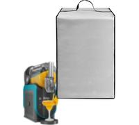 SLUSHi - Cubierta antipolvo para máquina Ninja SLUSHi para granizado de 1,9 l, FS301EU/FS299/FS301CEU, nailon 600D, impermeable, plegable (gris plata, 45 x 17 x 43 cm)