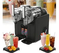 Slushie Machine & Soft Serve - Máquina de helado, capacidad de 2 litros, autolimpieza, 7 preajustes para servicio suave, bebidas congeladas, batidos de leche, margaritas, batidos y más