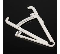 Sluswallow Calibrador de grasa corporal blanco, dispositivo de medición de grasa corporal de mano, calibradores de pérdida de grasa corporal, medición precisa de grasa corporal para hombres y mujeres