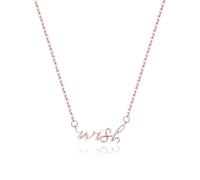 SLUYNZ Gargantilla de plata de ley 925 para mujeres, adolescentes y niñas, collar con colgante de palabra para cumpleaños, aniversario, S, Plata esterlina, No es una piedra preciosa
