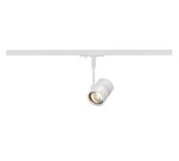 SLV Blanco monofásico BIMA 1, Foco led, proyector, luminaria de Techo, Sistema de Carril, iluminación de Interior / GU10 50 W