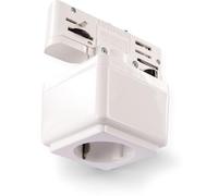 Slv - Enchufe carril 3fases 230v blanco crema