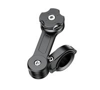 SLXGSPECH Soporte De Teléfono For Motocicleta Y Bicicleta Aluminio, Antivibración, con Adaptador Adhesivo, Junta For Smartphone Conexión