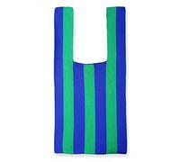 SLXLYH Bolsas con patrón de rayas, con líneas de teclado, bolso de mano de punto, reutilizable, bolsas de compras, bolsa de hombro casual para mujeres y niñas, Blue