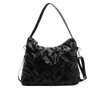 SLXLYH Bolso bandolera para mujer, bolso cruzado de gran capacidad para mujeres y niñas, bolso versátil de moda, Black, Reference size chart