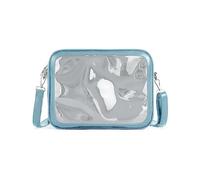 SLXLYH Bolso cruzado para mujer, bolso de mensajero transparente para niñas, adolescentes, a la moda, para mujer, hombro japonés, uniforme Ita Girl-lolita, a