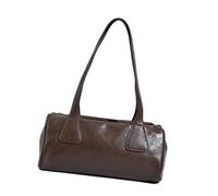 SLXLYH Bolso de hombro de gran capacidad para mujer, de piel sintética, de moda, para compras, color en las axilas, bolso de la compra de moda, Color café