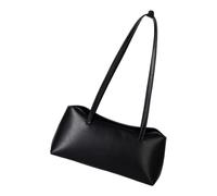 SLXLYH Bolso de mano de piel sintética de inspiración vintage para las axilas, multiuso, para mujer, casual, uso diario, elegante, Black