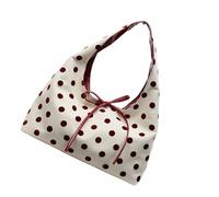 SLXLYH Bolso Hobos para mujer, bolso de hombro con lunares dulces, bolso de mano espacioso, bolsa de trabajo para viajes diarios, bolso de mano Hobos, Red