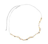 SLXLYH Cadena de cuerpo de playa ajustable con cuentas coloridas para la cintura, joyería apilable para mujeres y niñas, Reference images, Cuentas de arroz + conchas + cerámica suave + acrílico +