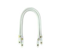 SLXLYH Cómodas asas de transporte de poliuretano de 47 pulgadas que se ajustan a la correa, reemplazo práctico para bolsos, accesorios de viaje, asas de bolsas de viaje de poliuretano, White, One Size