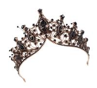 SLXLYH Coronas de diamantes de imitación para novia, coronas de princesas, diademas de cristal para bodas y fiestas, See dimensional drawing, aleación