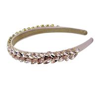 SLXLYH Diadema de calavera alta con diamantes de imitación para mujeres y niñas, eventos temáticos, diseños de hojas de cristal brillante, accesorios para el cabello (PK#)