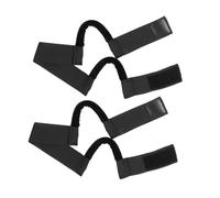 SLXLYH Diademas elásticas ajustables, 2 unidades, multiuso, con cierre seguro, para cubrir pelucas, color negro, rosa y rojo (color negro, 3,5 cm)