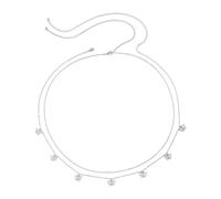 SLXLYH Elegante cadena de cintura de doble capa para el cuerpo, con borlas y colgante de mariposa para mujer, See size chart, Metal