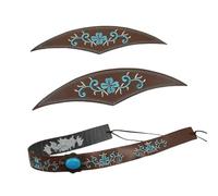 SLXLYH Fedoras - Correa de repuesto para sombrero occidental bordada hecha a mano para paja y sombreros de Panamá Fedoras (02)