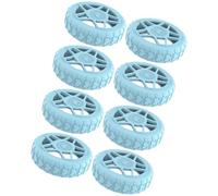 SLXLYH Fundas para ruedas de maleta, prácticas de silicona, mejora la durabilidad, a prueba de golpes, diseños para viajes de negocios, 8 piezas, accesorio de viaje para equipaje, Blue