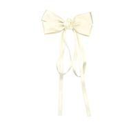 SLXLYH Lazos para el pelo con lazo de ballet dulce para el pelo, horquilla perezosa para mujer, pasador para cola de caballo para mujeres y niñas, herramienta de peinado (beige)