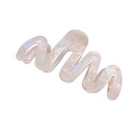 SLXLYH Nacreous Design - Pinza para el pelo delicada para mujeres y hombres, agarre antideslizante (blanco)