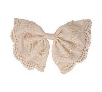 SLXLYH Pinza de pelo con lazos bordados de encaje para mujer, estilo vintage, cierre de resorte, para boda, fiesta, uso diario