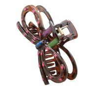 SLXLYH Pinza para el pelo con forma de corazón grande, pinza para el pelo, elegante, soporte para coleta de caballo, pasadores de sujeción fuerte para niñas (6)