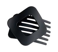 SLXLYH Pinza para el pelo coreana vintage elegante y simple para mujer con estampado de leopardo, accesorio para el pelo de moda (negro)