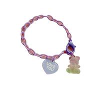 SLXLYH Regalo para el día de San Valentín, colorido y lindo colgante de oso de gomitas de caricaturas, pulseras de cadena de resina para niñas, mujeres, hijas, deseos para niñas, talla única, como se