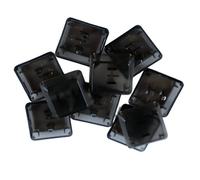 SLXLYH Teclas negras translúcidas para teclados mecánicos G813 G815 G913 que mejoran la iluminación de color, estándar 1U 10/20 unidades (10 piezas)
