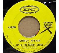 SLY & FAMILY STONE - family affair / luv n' haight 45 rpm single