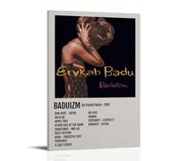 SLYASZX Baduizm by Erykah Badu - Lienzo decorativo para colgar en el hogar, sala de estar, dormitorio, comedor, marco de pared, estilo 50 x 75 cm