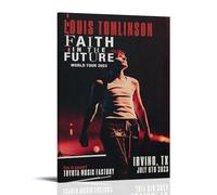 SLYASZX Louis Tomlinson Faith in the Future Póster lienzo pintura al óleo pintura decorativa arte póster colgante pintura hogar sala de estar dormitorio comedor marco de pared estilo 12 x 18 pulgadas