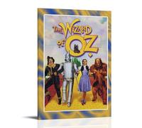 SLYASZX Póster de El mago de Oz en lienzo, pintura al óleo, pintura decorativa, póster de arte para colgar en el hogar, sala de estar, dormitorio, comedor, marco de pared, estilo 30 x 45 cm
