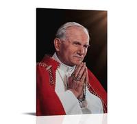 SLYASZX Póster de Juan Pablo Ii, pintura al óleo, pintura decorativa, póster decorativo para colgar en el hogar, sala de estar, dormitorio, comedor, marco de pared, estilo 12 x 18 pulgadas (30 x 45 cm