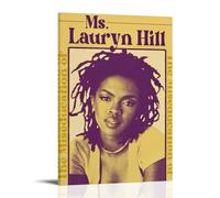 SLYASZX Póster de Lauryn Hill The Miseducation of Lauryn Hill sobre lienzo, pintura al óleo, pintura decorativa, póster para colgar, para el hogar, sala de estar, dormitorio, comedor, marco de pared