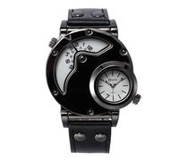 SLYHHZHMY Relojes Deportivos para Hombre Relojes De Moda Relojes con Hebilla para Cinturón Relojes De Cuarzo (Blanco)