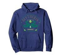 Slytherin Hogwarts Harry Potter Nuevo diseño 2025 Sudadera con Capucha, Unisex para Adultos, Azul Marino, XL