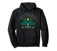 Slytherin Hogwarts Harry Potter Nuevo diseño 2025 Sudadera con Capucha, Unisex para Adultos, Negro, S