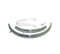 Slyzjdl 2 Piezas de Guardabarros Delanteros Y Traseros para Bicicleta, Accesorios de Acero Inoxidable, Adecuados para Bicicletas Plegables de 20 Pulgadas, Par