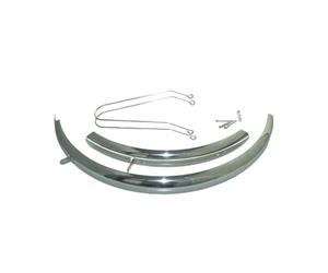 Slyzjdl 2 Piezas de Guardabarros Delanteros Y Traseros para Bicicleta, Accesorios de Acero Inoxidable, Adecuados para Bicicletas Plegables de 20 Pulgadas, Par
