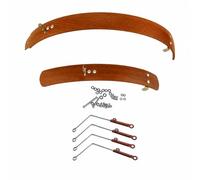 Slyzjdl Guardabarros para Bicicleta Plegable con Frenos Disco Juego Parachoques y Trasero con Fijaciones y Tuercas para Uso en splazamientos Diarios y